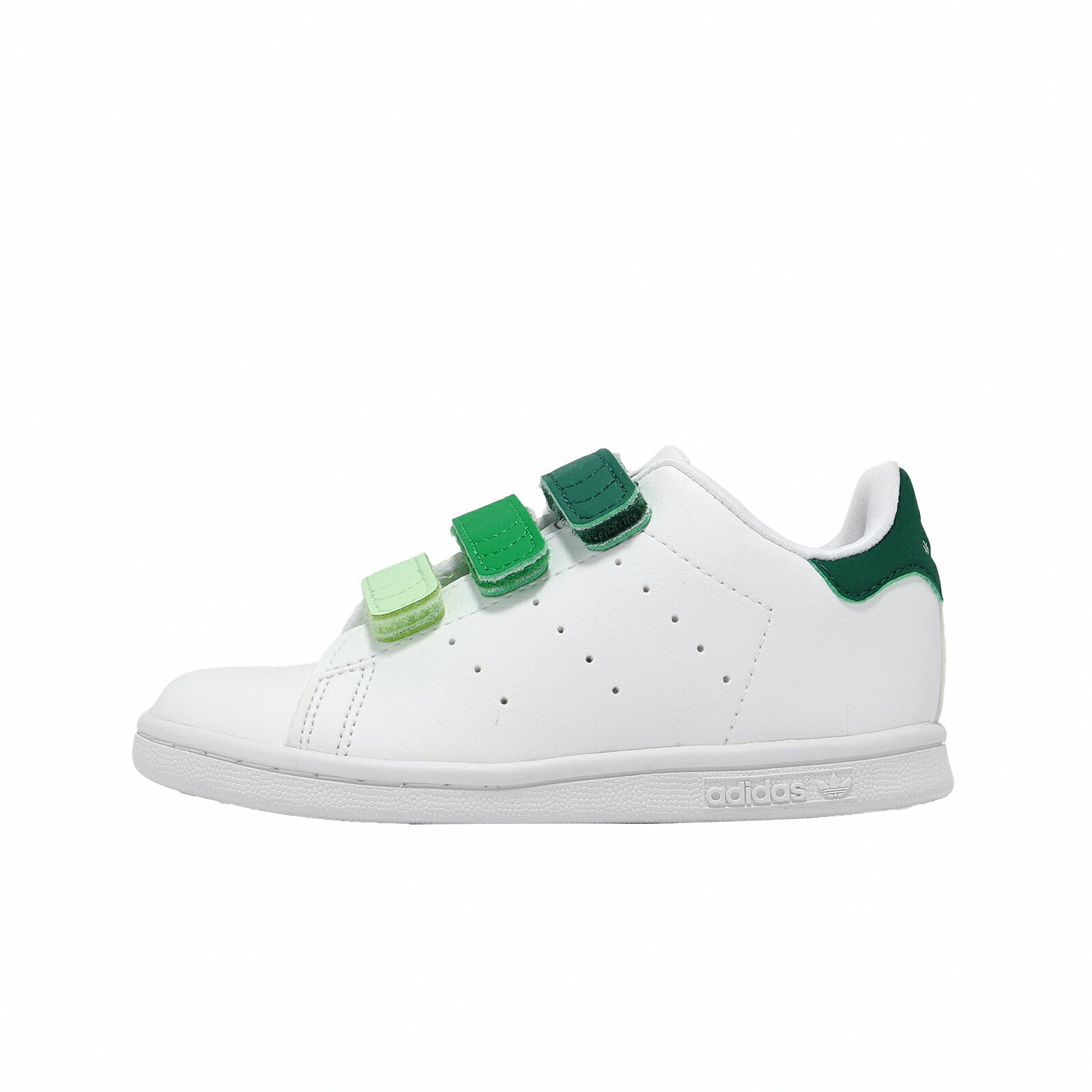 adidas 愛迪達 休閒鞋 Stan Smith CF I 小童 學步鞋 白 綠 魔鬼氈 史密斯 運動鞋 IE8123