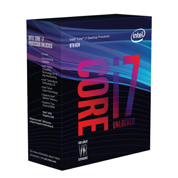 【最高折$500+最高回饋23%】Intel Core i7-9700K CPU 盒裝中央處理器