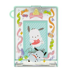 【震撼精品百貨】Pochacco 帕帢狗~日本三麗鷗Sanrio帕恰狗 方形塑膠折疊鏡*93225