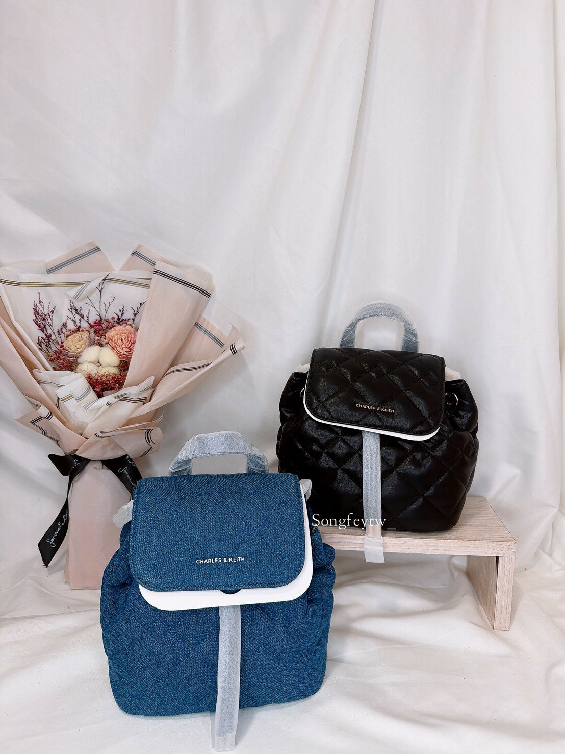 美國代購🇺🇸台灣現貨 小CK Aubrielle 二合一後背包