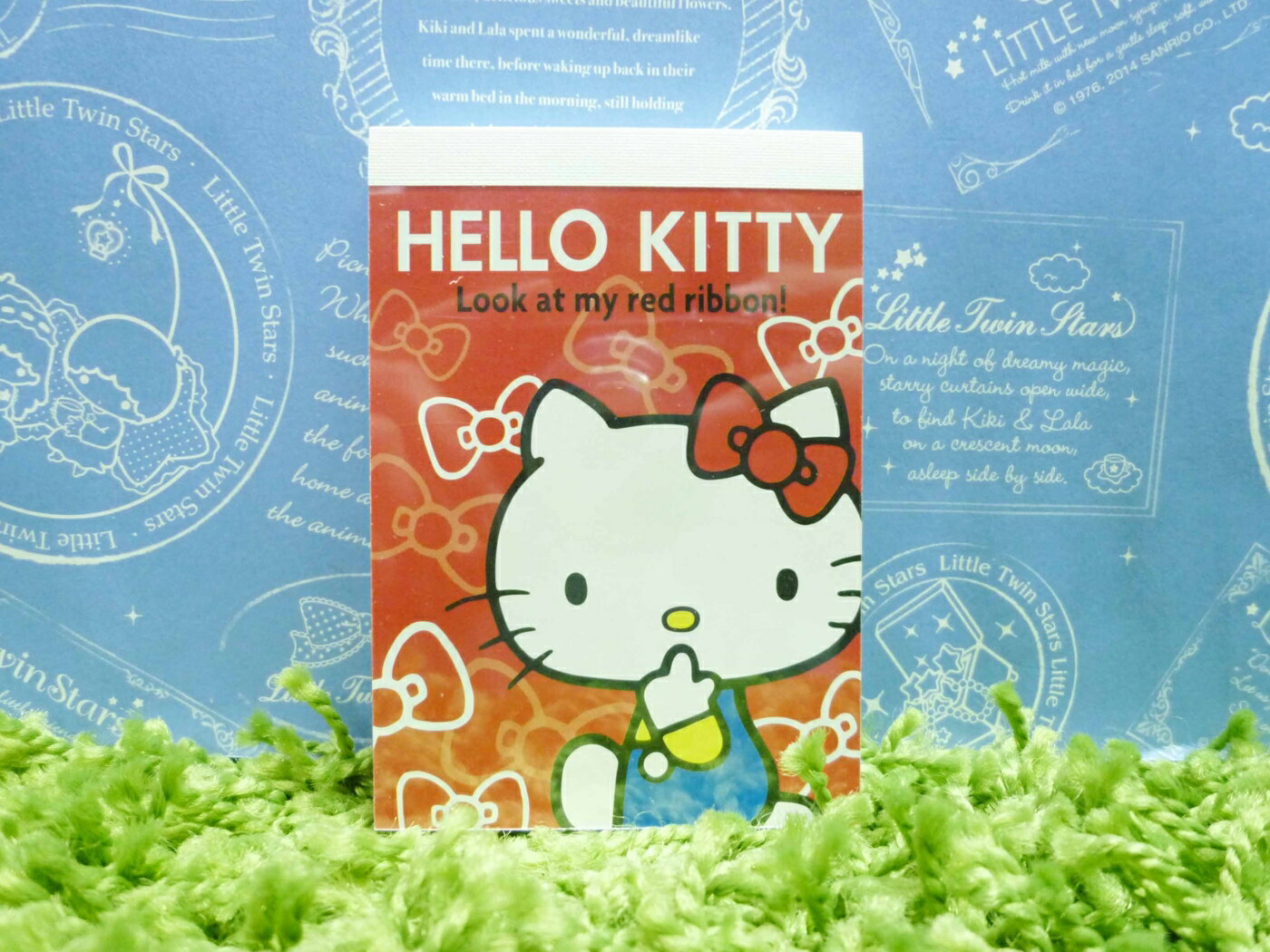 【震撼精品百貨】Hello Kitty 凱蒂貓 造型便條紙-紅蝴蝶結圖案【共1款】 震撼日式精品百貨