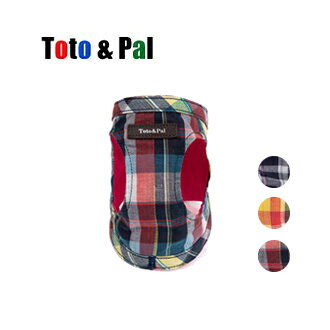Toto&Pal 亮彩格紋系列胸背(預購)