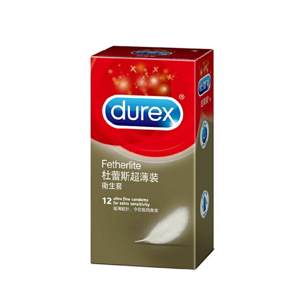 Durex 杜蕾斯 超薄裝衛生套 保險套12入 [美十樂藥妝保健]
