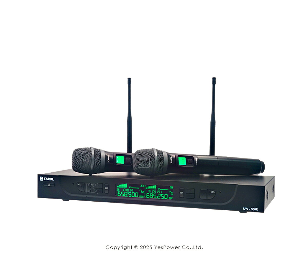 UW-600 CAROL UHF 雙頻無線麥克風系統