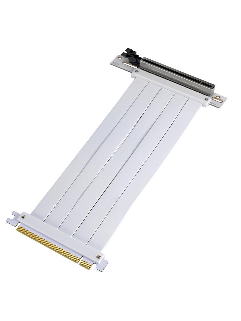 PCIe4.0顯卡延長線X16連接線ATX主機板電腦豎裝90度彎頭直頭白色黑【北歐家居生活】