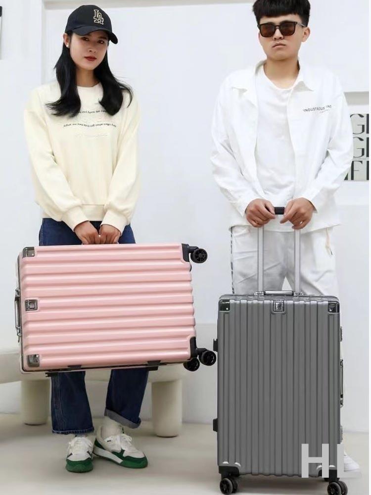 HL 行李箱女旅行箱高顏值學生網紅新款靜音結實耐用男密碼拉桿皮箱子