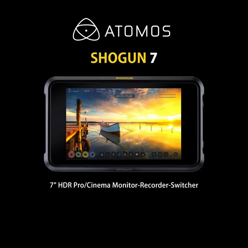 EC數位】ATOMOS - Shogun 7 7.2吋監視記錄器4K ATOMSHG701 外接式螢幕