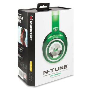 美國 Monster N-TUNE V3 糖果繽紛色彩(綠色),耳罩式線控耳機,公司貨,保固一年