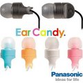 PANASONIC Ear Candy密閉型耳塞式耳機 RP-HJE100 全新品橘色,未拆封,公司貨