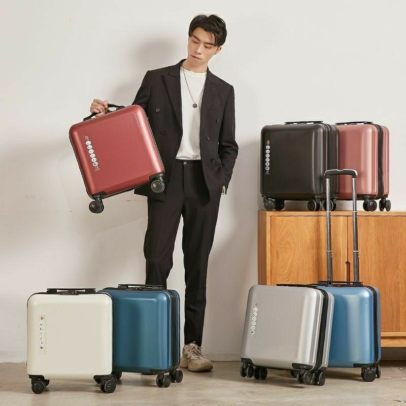 【臺灣公司 可打統編】商務拉桿箱小型18寸行李箱輕便20寸登機皮箱旅行箱旅行密碼萬向輪 h8158