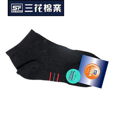 三花1/4休閒襪 - 黑#S60363【九乘九購物網】