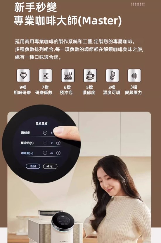 咖博士Dr. Coffee H2 家用型 全自動義式咖啡機-四年保固【良鎂咖啡精品館】 4