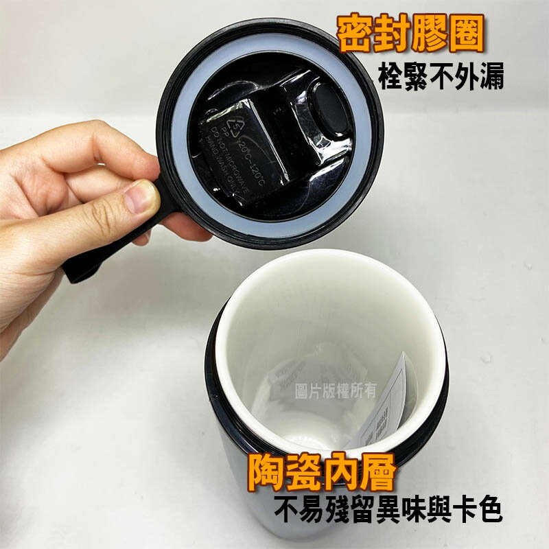 【Fun心玩】陶瓷保溫杯 560ML大口徑 陶瓷內膽 保溫杯 咖啡杯 雙層杯 保冷 隨手杯 水杯 辦公 (三色) 2