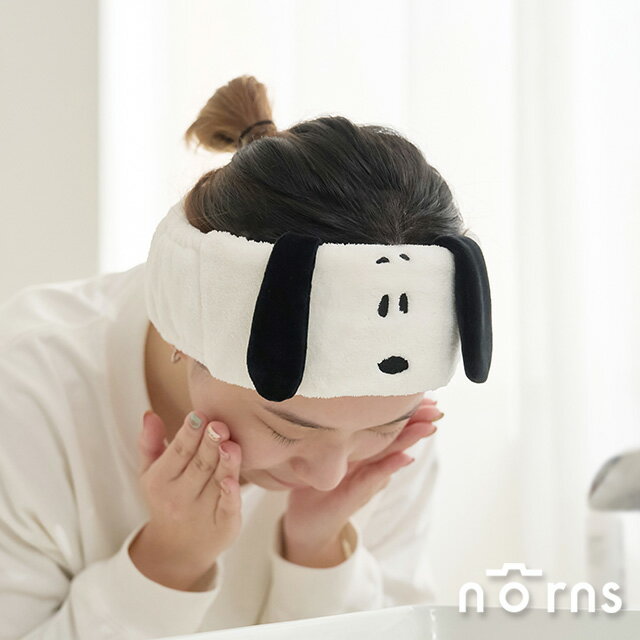 Peanuts史努比絨毛造型髮帶 Norns Original Design Snoopy 洗臉化妝髮帶