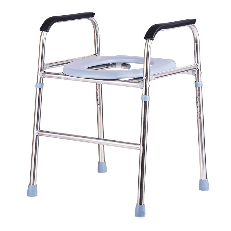 老人馬桶扶手坐便架殘疾人坐便椅子孕婦可移動馬桶升高增高加高器 全館免運