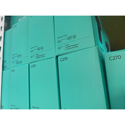 羅技原廠 開發票 C270 C270i Logitech 720p 內建麥克風 電腦鏡頭 網路攝影機 視訊鏡頭 視訊上課|領券最高折$220 3