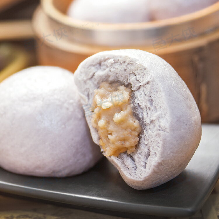 晶鈺-港式芋頭包子(6顆/360g/包)#全素-2F1A【魚大俠】FF963