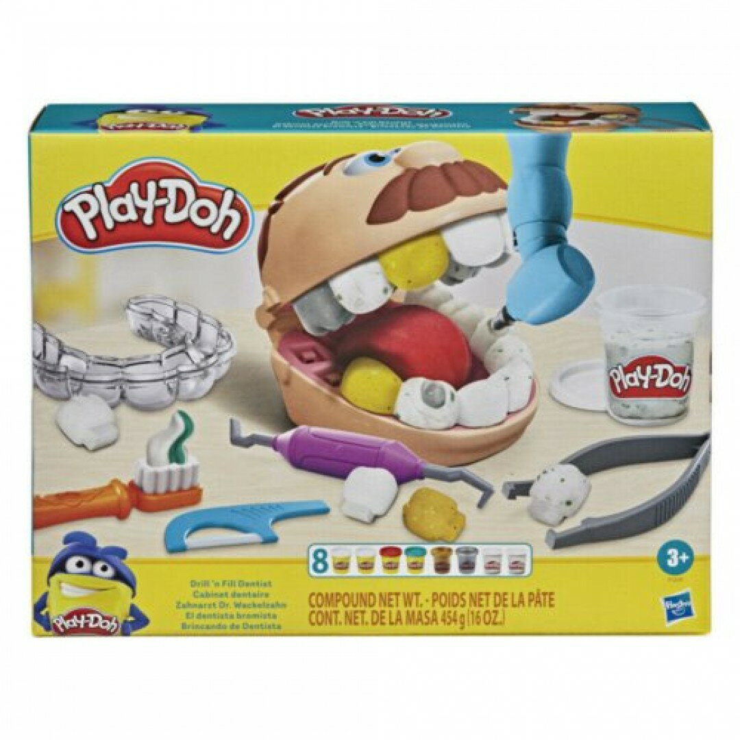 《Play-Doh 培樂多》 黏土 鑲金小牙醫遊戲組 東喬精品百貨