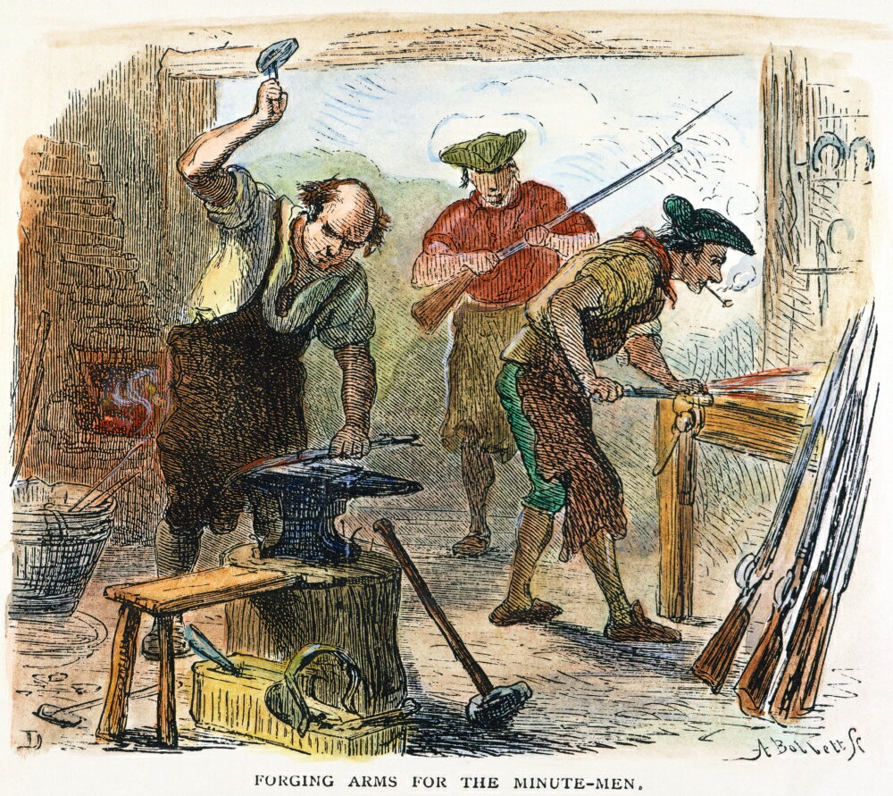 posterazzi-colonial-blacksmith-1776-ncolonial-blacksmiths-forging