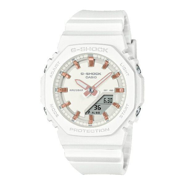 CASIO卡西歐 GMA-P2100M-7A ANALOG-DIGITAL 閃耀動人全新色系數位指標女錶 白 40.2mm｜樂天全館特惠中★指定刷卡回饋10%