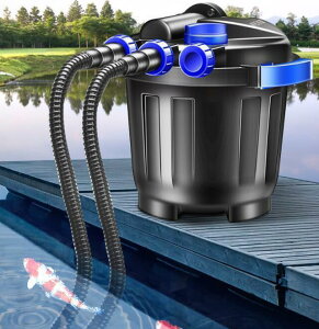 甩賣價✅魚池過濾器養魚水循環系統設備凈化魚塘過濾箱桶裝置室外大型水池