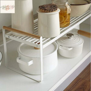 鍋碗瓢盆 廚房架 調味料 隔層 分隔板 雙層收納 廚房收納 節省空間 維持