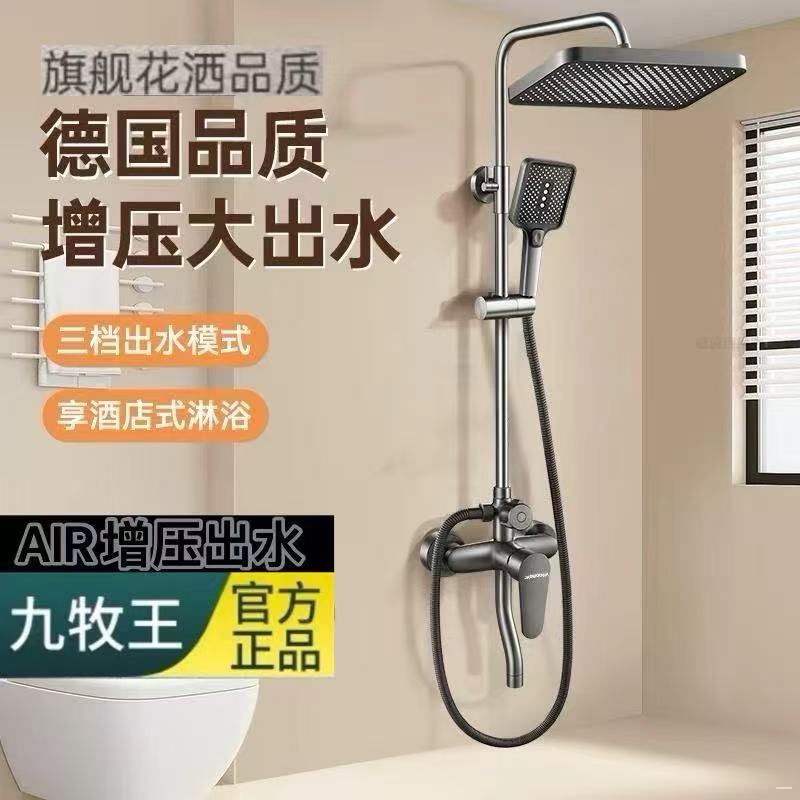 {可打統編 保固一年}頂噴花灑噴頭單頭大出水淋浴增壓浴室花曬浴霸蓮蓬頭洗澡配件套裝 2