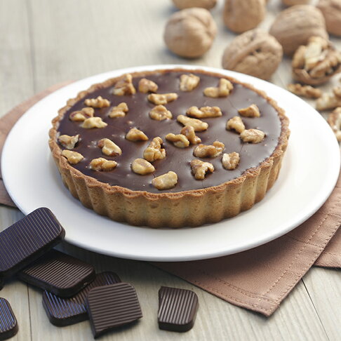 喜之坊 生巧克力塔5吋 華麗的方式呈獻多層次口感派皮 獨家65 完美比例巧克力 手工精心製作 每ㄧ口都充滿濃烈的巧克力香 No 1 團購美食 人氣甜點 喜之坊