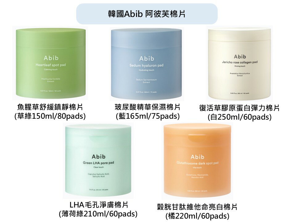 [預購優惠] 韓國Abib 阿彼芙棉片