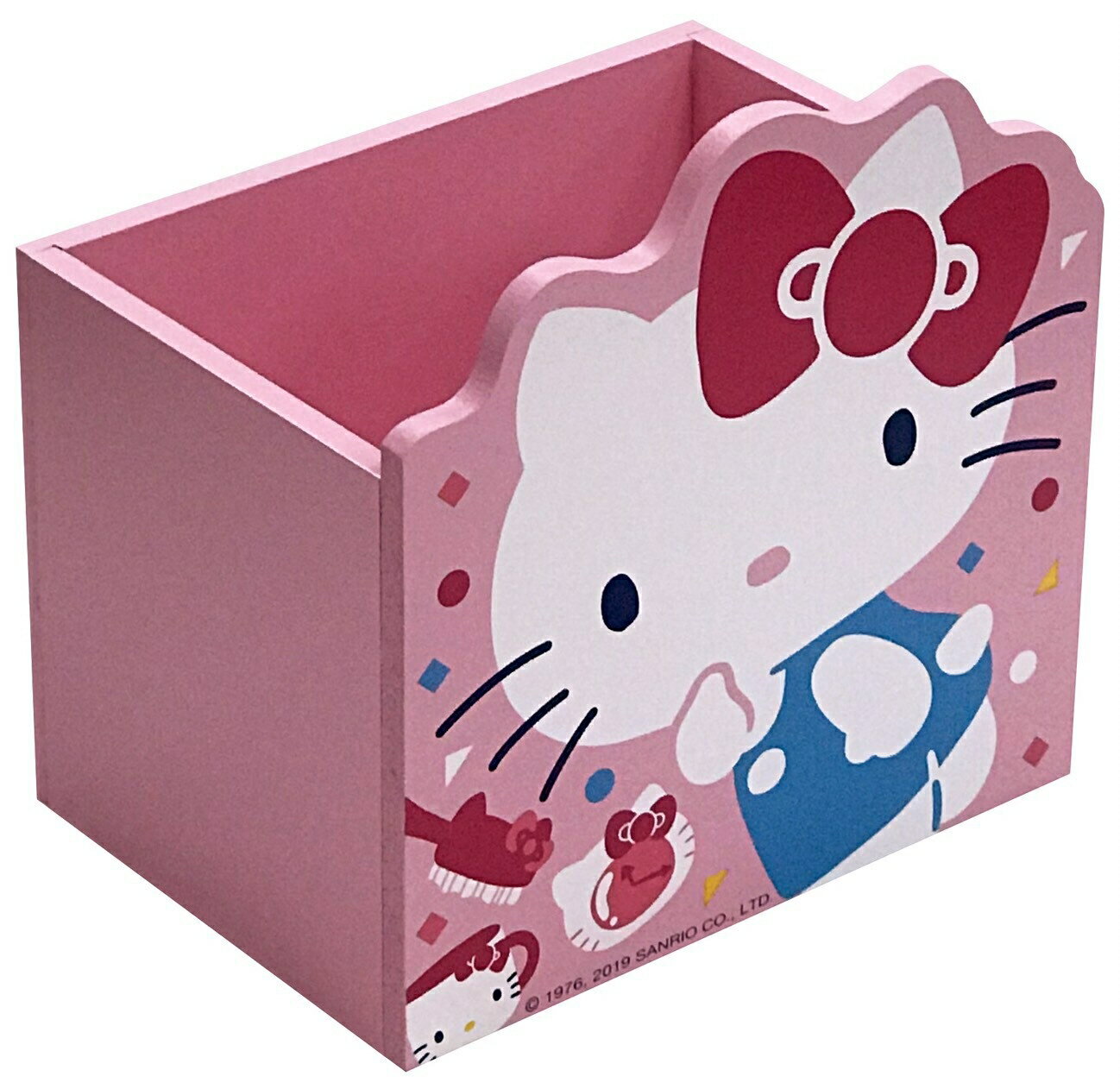 Hello Kitty 45週年收納小物盒，置物盒/收納盒/抽屜收納盒/筆筒/桌上收納盒，X射線【C992794】