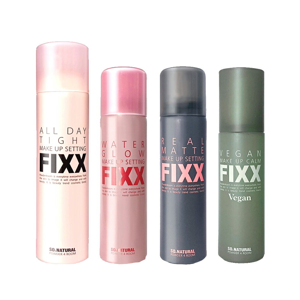 【梨大小姐新款上架】so natural FIXX 全天候超完美定妝噴霧 定妝噴霧 持久 霧面 定妝 套組 1
