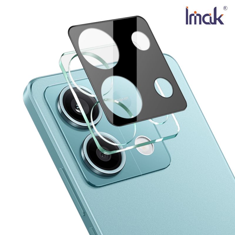 鏡頭貼 Imak 艾美克 Redmi 紅米Note 13 5G 鏡頭玻璃貼 一體式 曜黑 奈米吸附 鏡頭貼 鏡頭保護貼 【愛瘋潮】