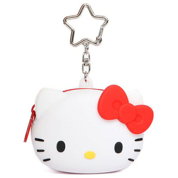 【震撼精品百貨】Hello Kitty 凱蒂貓 三麗鷗KITTY迷你矽膠零錢包附鎖圈*40880 震撼日式精品百貨
