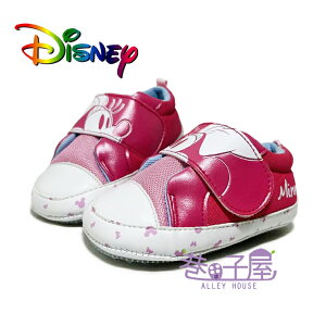 DISNEY迪士尼 童款米妮超Q寶寶鞋 運動鞋 學步鞋 [119856] 桃 MIT台灣製造【巷子屋】