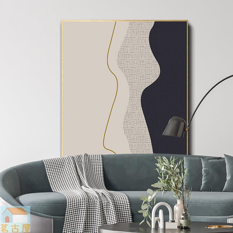 現代簡約客廳沙發背景墻裝飾畫落地畫巨幅大尺寸藝術大氣抽象掛畫