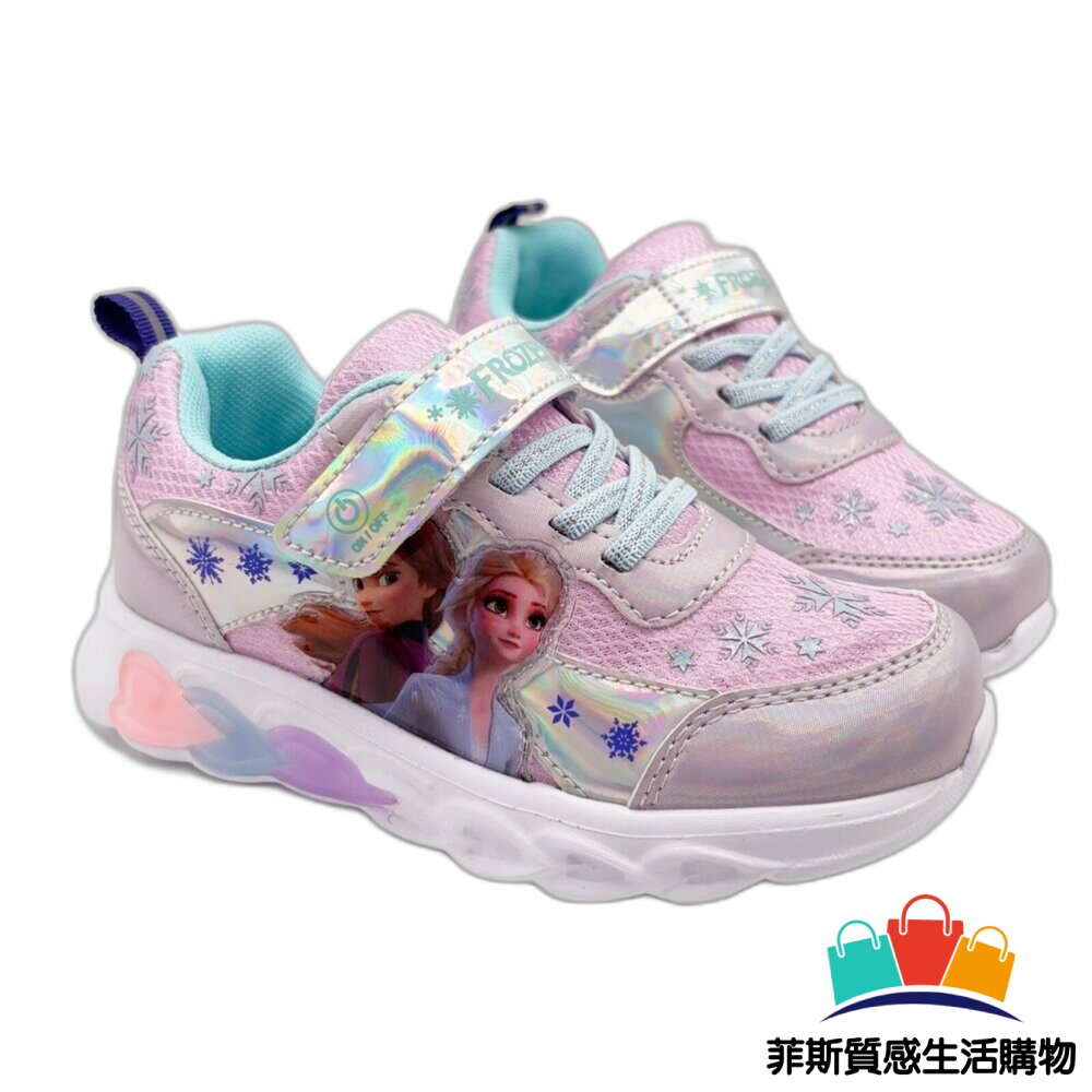 【限量特價!!】迪士尼冰雪奇緣電燈鞋 - 休閒鞋 運動鞋 中大童 DISNEY 女童鞋 童鞋 FROZEN 電燈鞋 冰雪奇緣2 冰雪奇緣 嬰幼童鞋 電燈布鞋 迪士尼 中童鞋 魔鬼氈鞋 布鞋 電燈運動鞋 發光燈鞋 輕量運動鞋