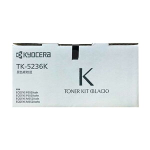 KYOCERA 原廠TK-5236K 黑色碳粉匣 適用機型 ECOSYS P5020cdn-富廉網