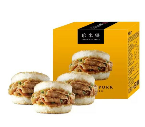 老協珍 冷凍壽喜燒豬肉米漢堡 195公克 X 3入 X 20盒
