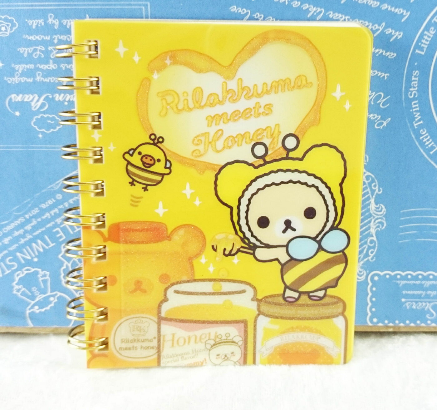 【震撼精品百貨】Rilakkuma San-X 拉拉熊懶懶熊 中便條本 蜜蜂 震撼日式精品百貨