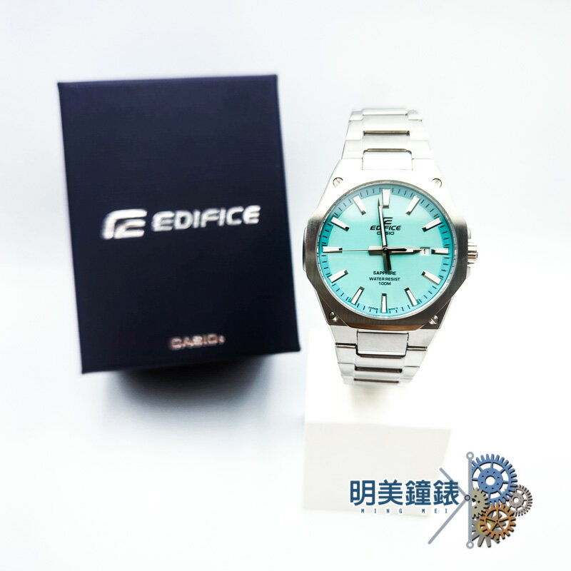 ◆明美鐘錶眼鏡◆ CASIO 卡西歐 EDIFICE/EFR-S108D-2BV/八角錶圈輕薄運動腕錶