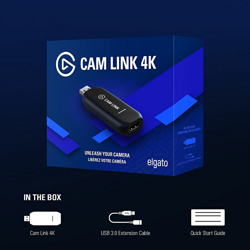 領券最高折300】Elgato CAM LINK 4K 相機影像擷卡/10GAM9901 | 米特3C