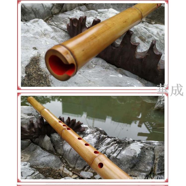 初學南簫桂竹大頭竹根簫日式五孔外切唐口尺八短蕭樂器w4qY | 華成