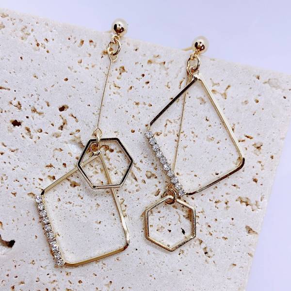 現貨專區｜夢想幾何耳環(BPE4)｜送禮精選店家★Reyna jewelry 女王飾品