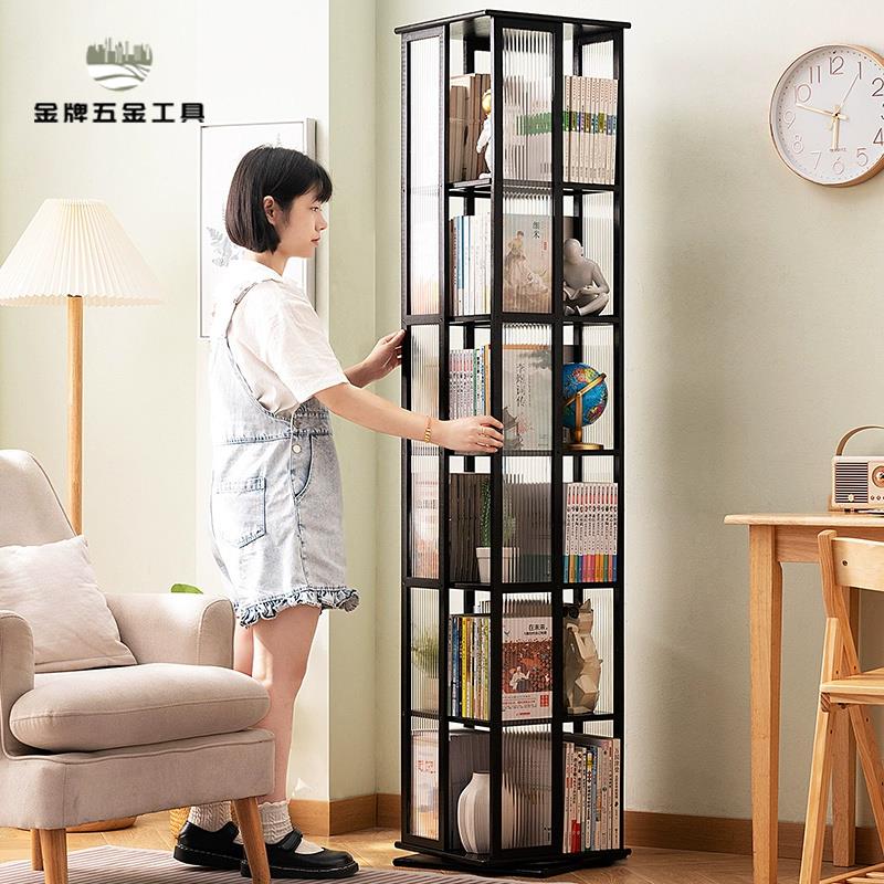 現貨下殺 旋轉書架 書架 A9L旋轉書架落地360度簡約兒童寶寶收納繪本置物架家用簡易學生書 廠家直供wy15