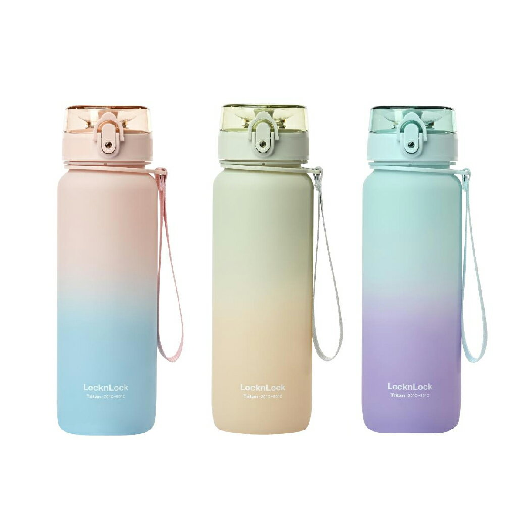 LocknLock 樂扣樂扣 夢幻漸層Tritan水壺 580ml/個 ABF-541系列【領券滿額再折千12/31止】