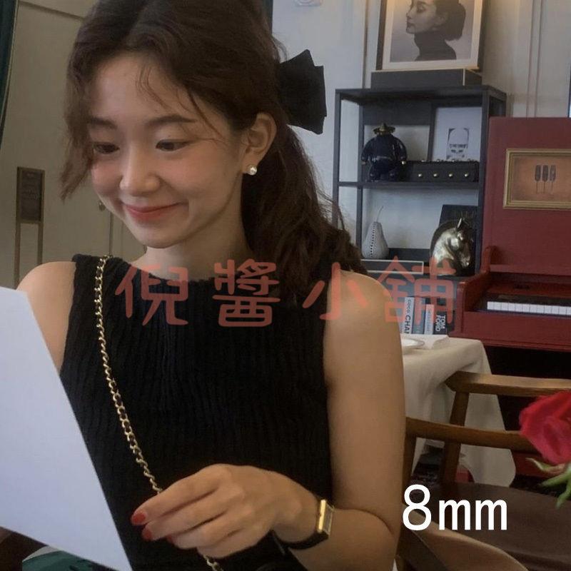 時尚百搭珍珠耳釘女 無耳洞耳夾高級感假耳環 珍珠耳飾【倪醬小鋪】