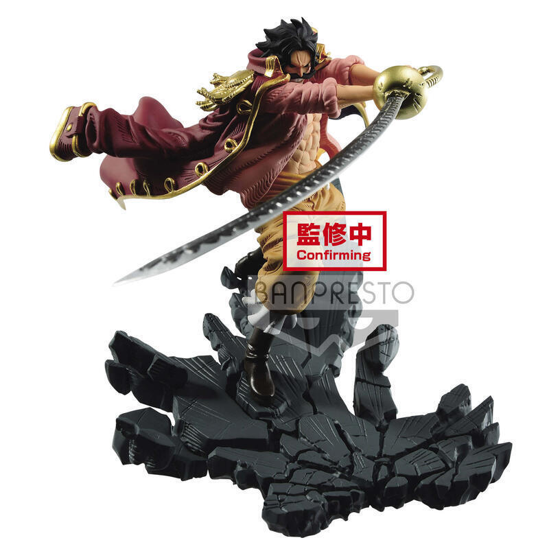 BANDAI 景品 日版 金證 海賊王 航海王 MANHOOD 白鬍子 艾德華 羅傑 彩色 對戰 場景組 1