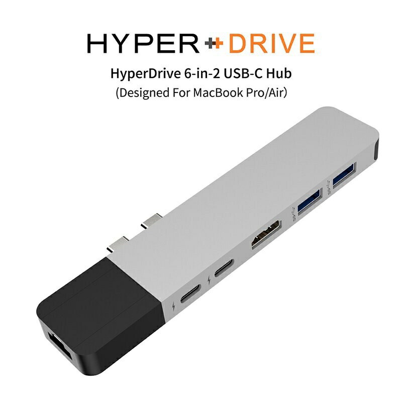 強強滾p-HyperDrive 6-in-2 USB-C Hub- 2色