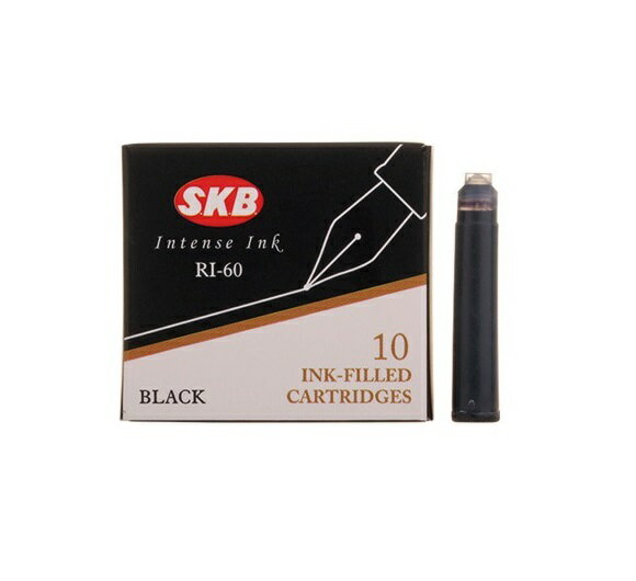 SKB 文明 RI-60 原廠歐規卡式墨水 (10支入) (2色)