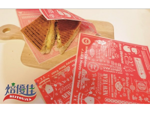 【焙優佳】L型漢堡紙-新年聖誔紅 (小包裝)-【良鎂咖啡精品館】